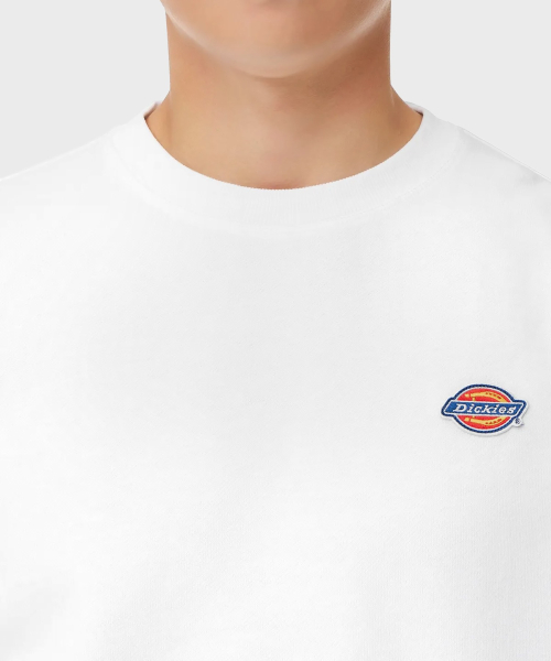 Флисовый relaxed круглый вырез White