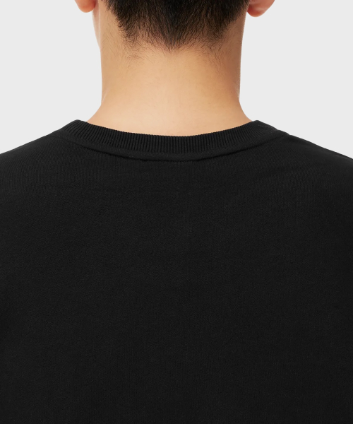 Свитшот French Terry Relaxed Tiger Badge Black