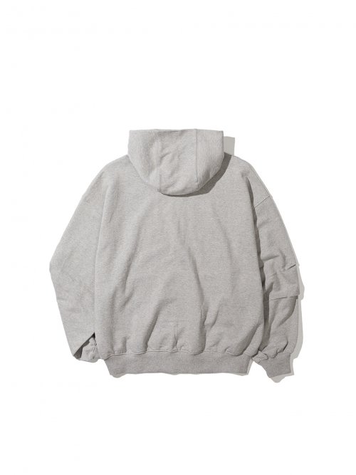 Elbow Tucked Толстовка на полусопли Hoodie Толстовка на полусопли Melange Grey