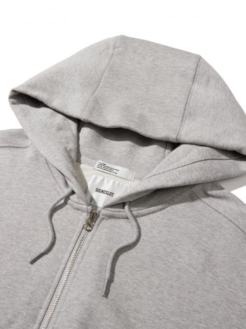 Elbow Tucked Толстовка на полусопли Hoodie Толстовка на полусопли Melange Grey