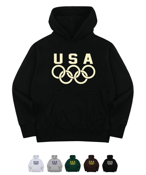 NTV HD-OLYMPIC FLAG USA HOODIE