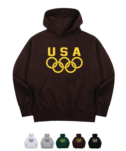 NTV HD-OLYMPIC FLAG USA HOODIE