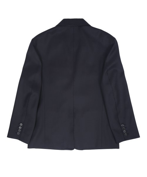 Daddy Fit шерстяной жакет с необработанным краем [Navy]