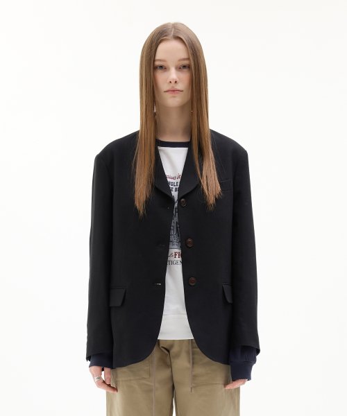 LK SET-UP JACKET(BLACK)