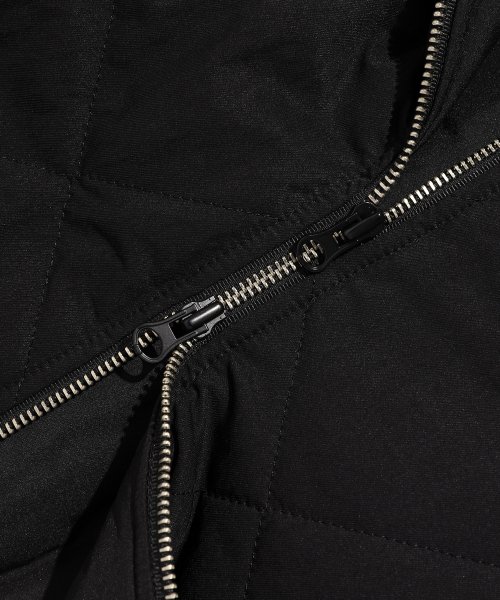 UUU OVAL LOGO QUILTED BOMBER JACKET_BLACK(IK2CFMB930A)