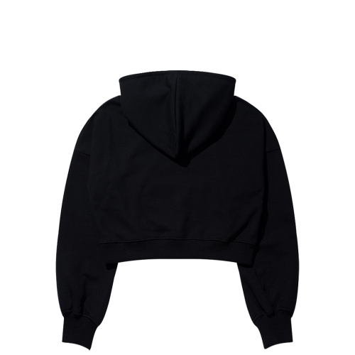 ANW EMBROIDERY CROPPED HOODIE