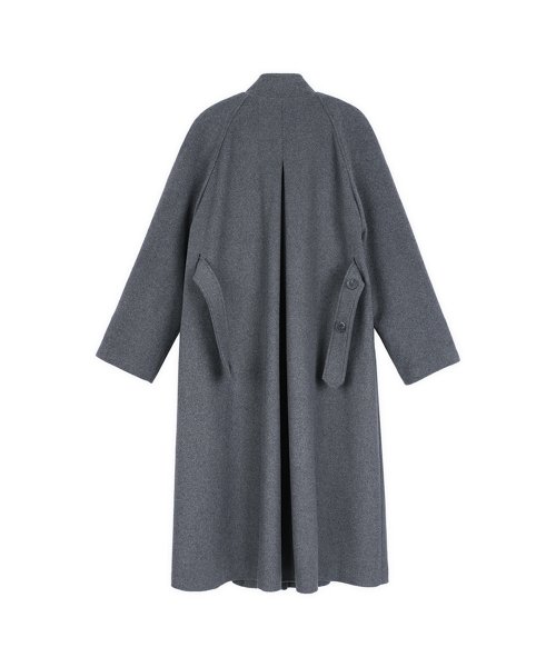 [22FW] BELTED BASIC COAT - Серый