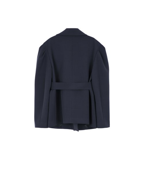[22FW] SLIM BELTED JACKET - Dark Серый