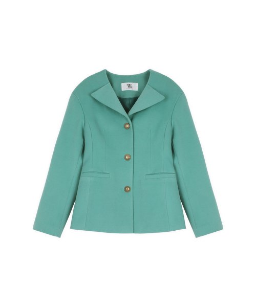 [22FW] NO COLLAR JACKET - Mint