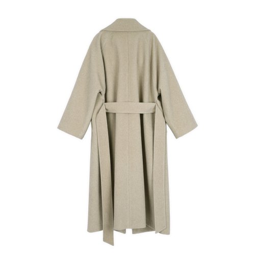 [22FW] BASIC MAXI COAT - Бежевый