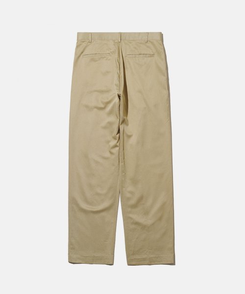 Широкие брюки с плиссировкой до щиколотки (Light Beige)