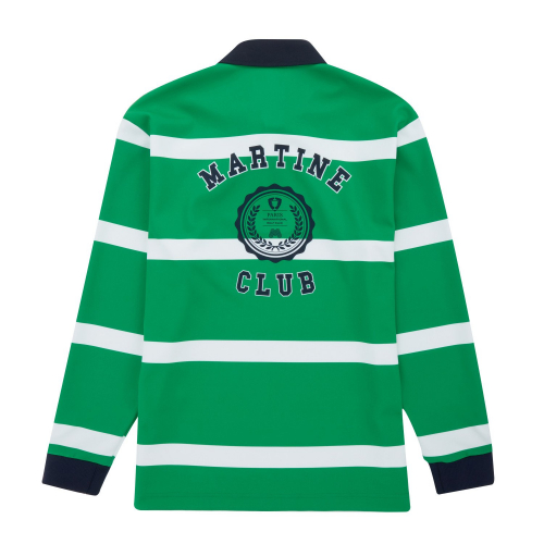 Block Stripe Polo Shirts_Green (Men)