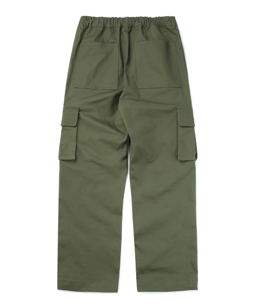 Свободные брюки карго NYC LABEL CP Multi Pocket Dark Khaki
