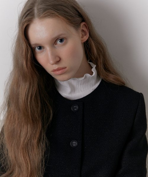 Classic Твид Куртка (Black)