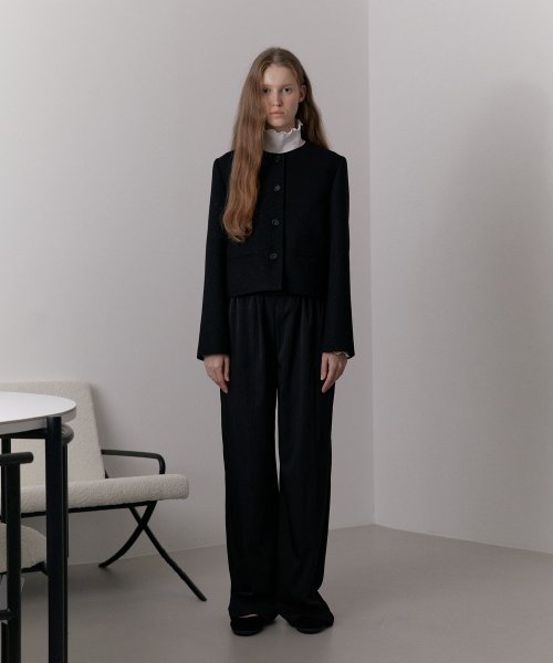 Classic Твид Куртка (Black)