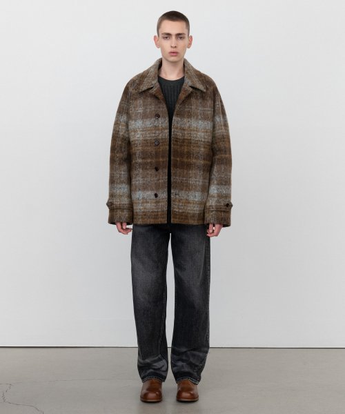 Полупальто балмакаан из альпаки BROWN