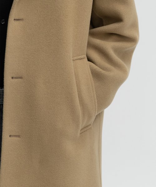 Пальто ручной работы на одной пуговице GREY BEIGE