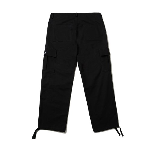 6 POCKET JUNGLE CARGO BANDING PANTS [BLACK]