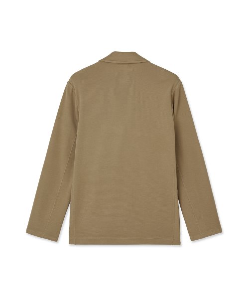 Трикотажный дабл жакет Beige