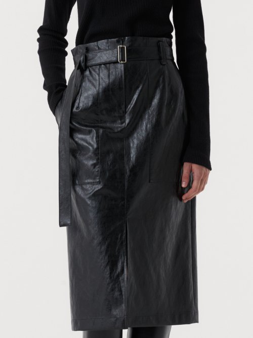 Joie faux 2024 leather skirt