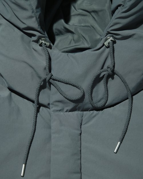 MUSINSA公式 | BESLOW OVERSIZED M65 HOOD SHORT DOWN PARKA GRAY