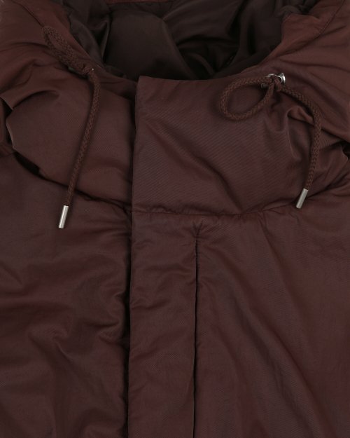 OVERSIZED M65 HOOD SHORT DOWN PARKA BROWN