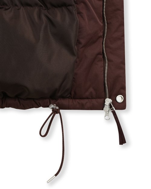 OVERSIZED M65 HOOD SHORT DOWN PARKA BROWN