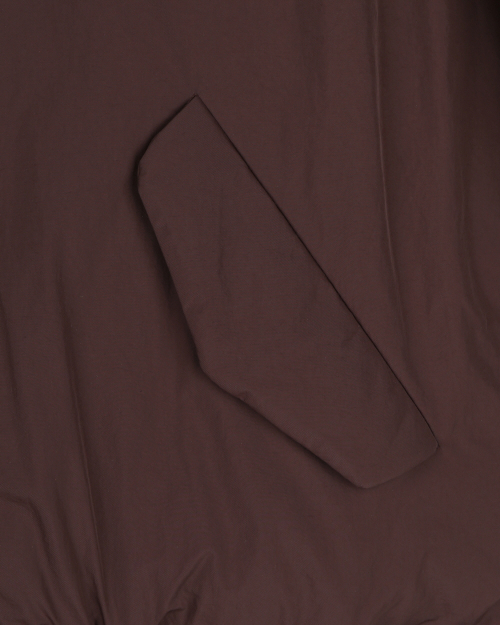 OVERSIZED M65 HOOD SHORT DOWN PARKA BROWN