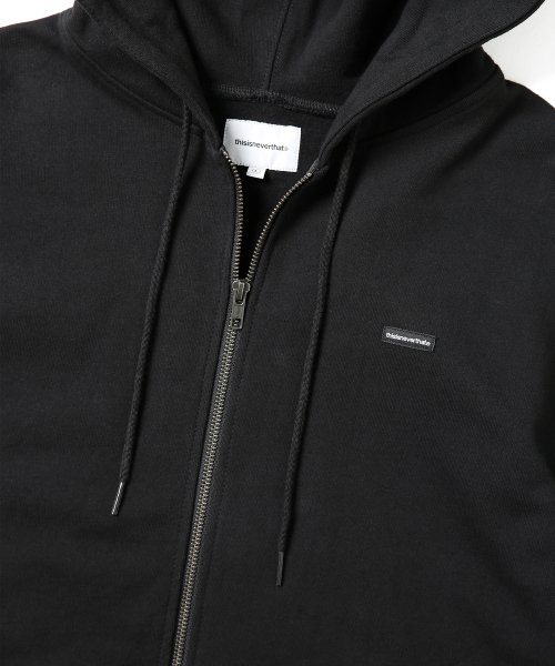 MUSINSA | thisisneverthat® (FW22) TNT Classic HDP Zip Up Sweat Black