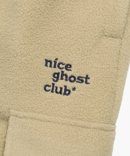 FLEECE CARGO PANTS_BEIGE(NG2CFUPA13A)