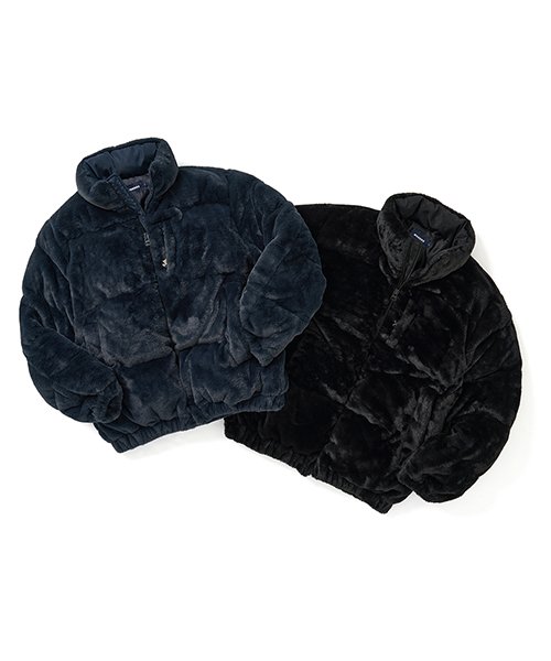 FAUX FUR PADDED JK (BLACK)