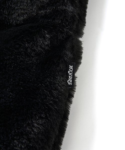 FAUX FUR PADDED JK (BLACK)