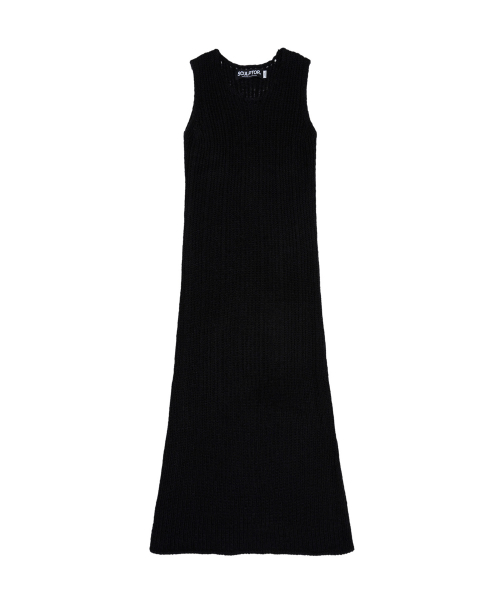 스컬프터(SCULPTOR) Blend Knit Maxi Dress Black - 사이즈 & 후기 | 무신사