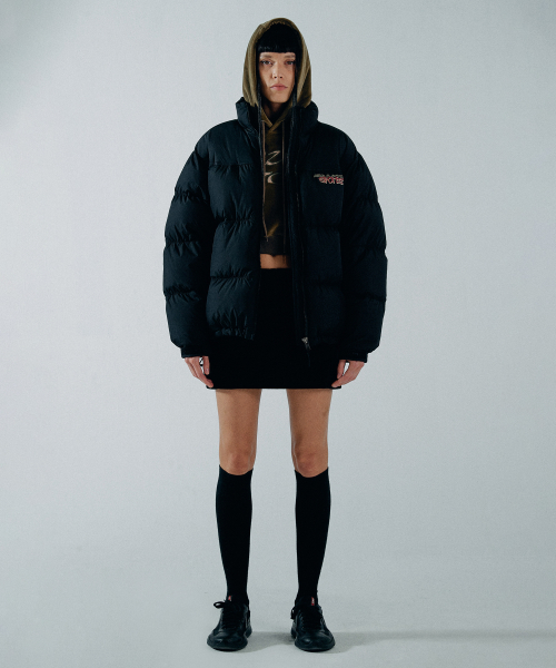 MUSINSA | SCULPTOR 101 RDS Middle Oversized Puffer Down Black 
