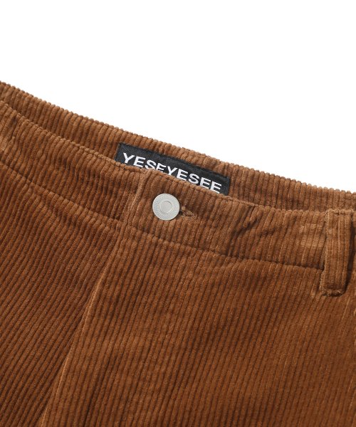 예스아이씨(YESEYESEE) Cord Work Pants Brown - 사이즈 & 후기