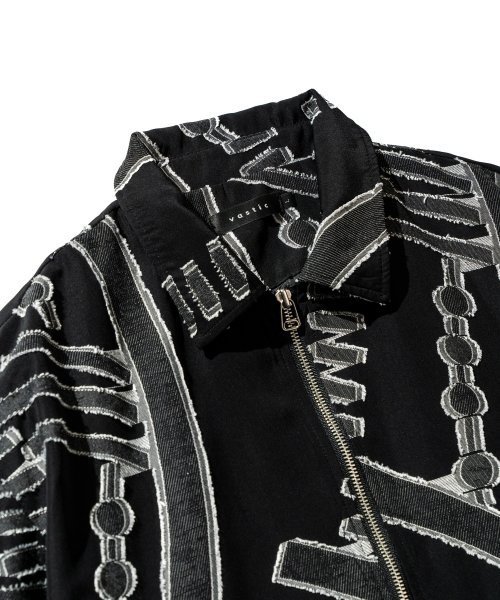 Блузон с узором Black