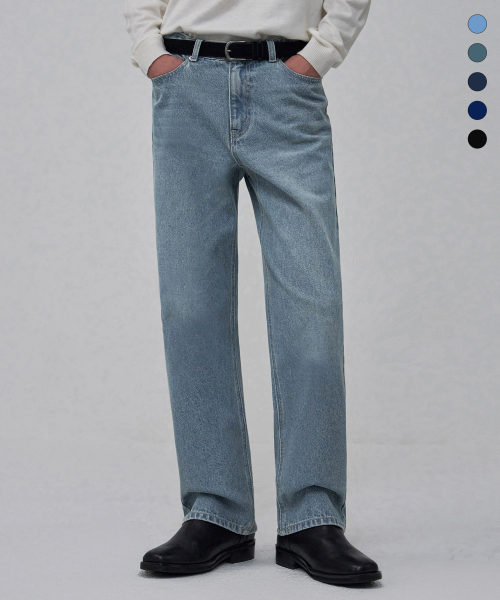 LIBERTY STRAIGHT DENIM PANTS [5COLORS]