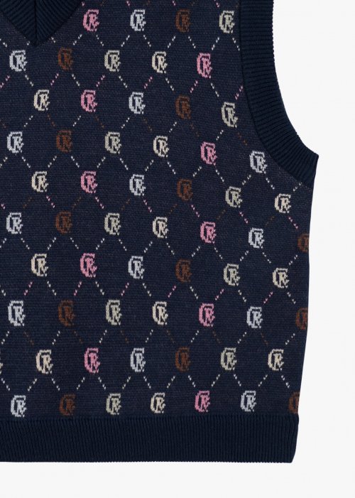 MUSINSA | GROVE Neko knit vest (3 colors)