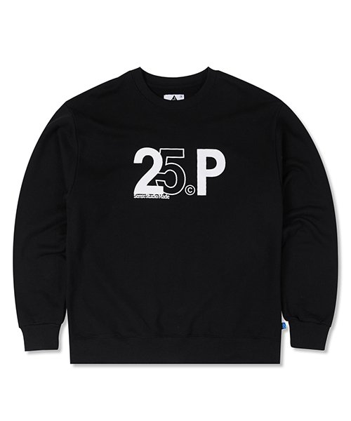 Свитшот с логотипом 25P Sense [Black]