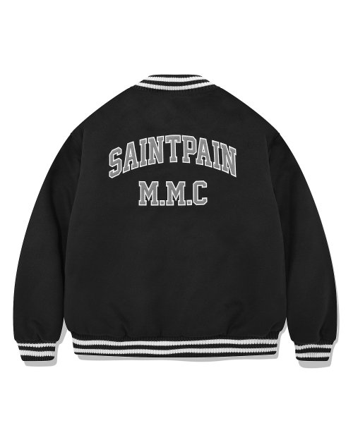Куртка-стадиум SP M.M.C с логотипом-Black