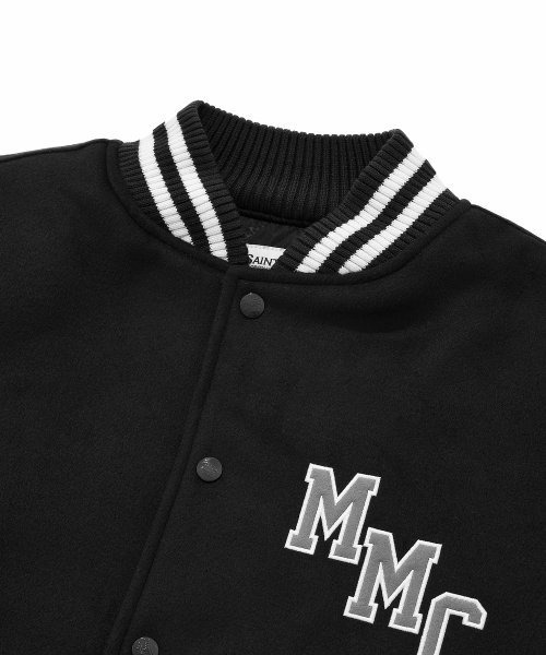 Куртка-стадиум SP M.M.C с логотипом-Black