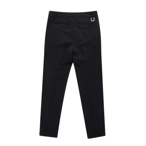 Line Point Straight Fit Pants_Black