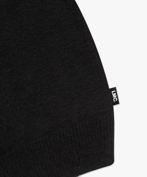 MUSINSA | LMC LMC BRUSHED ARCH KNIT SWEATER black