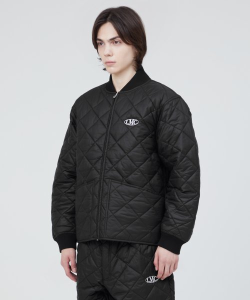 LMC OVAL QUILTED JACKET black