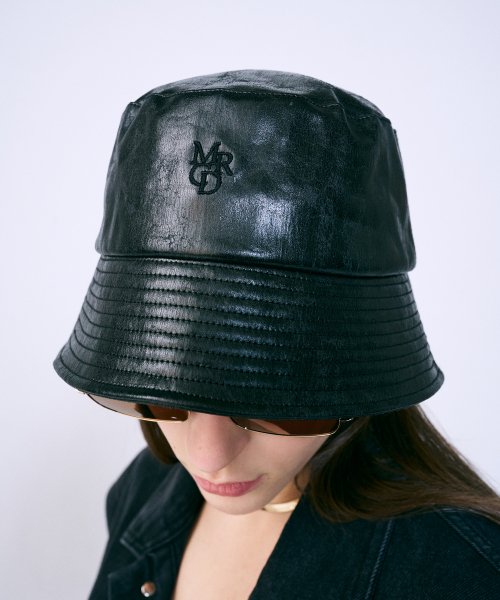 MUSINSA | マルディメクルディ BUCKET HAT MRCD CRACK_BLACK BLACK