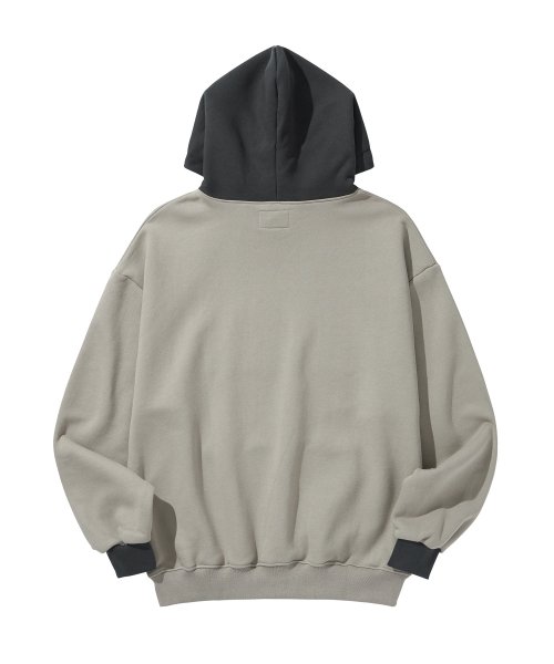 H LOGO HOODIE / STORMDUST
