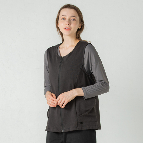 Жилет на молнии с завязками Cadiz DTF2W-5085 2colors