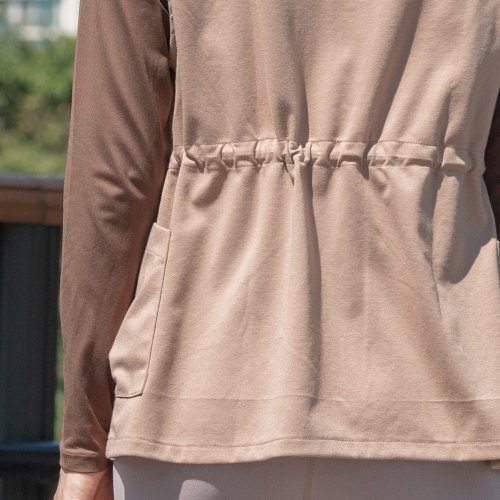 Жилет на молнии с завязками Cadiz DTF2W-5085 2colors