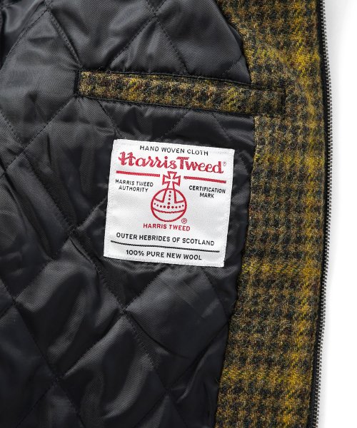 HARRIS TWEED Zip Jacket