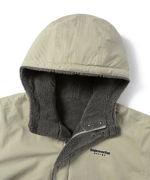 MUSINSA | thisisneverthat® Reversible Sherpa Jacket Beige